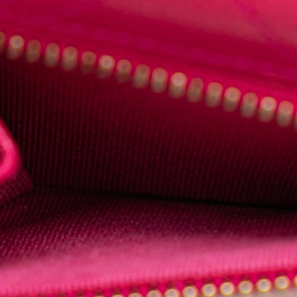 CHANEL Pink Caviar Leather Logo Wallet - Picture 8 of 13